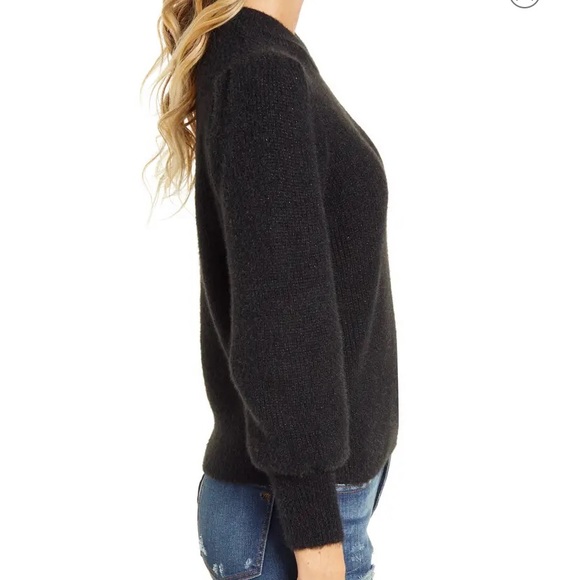 Madewell Eaton Puff-Sleeve Pullover Sweater - Picture 3 of 6